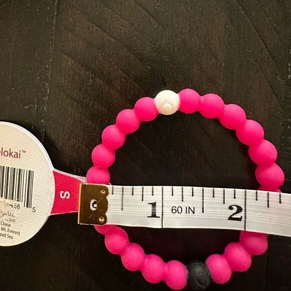 NWT Lokai Bracelet Pink Find Your Balance Breast Cancer Awareness S Beaded - Picture 4 of 7